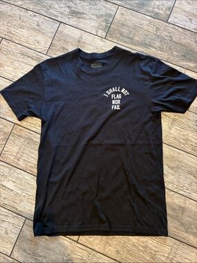 flag nor fail Black Graphic Crew Tee